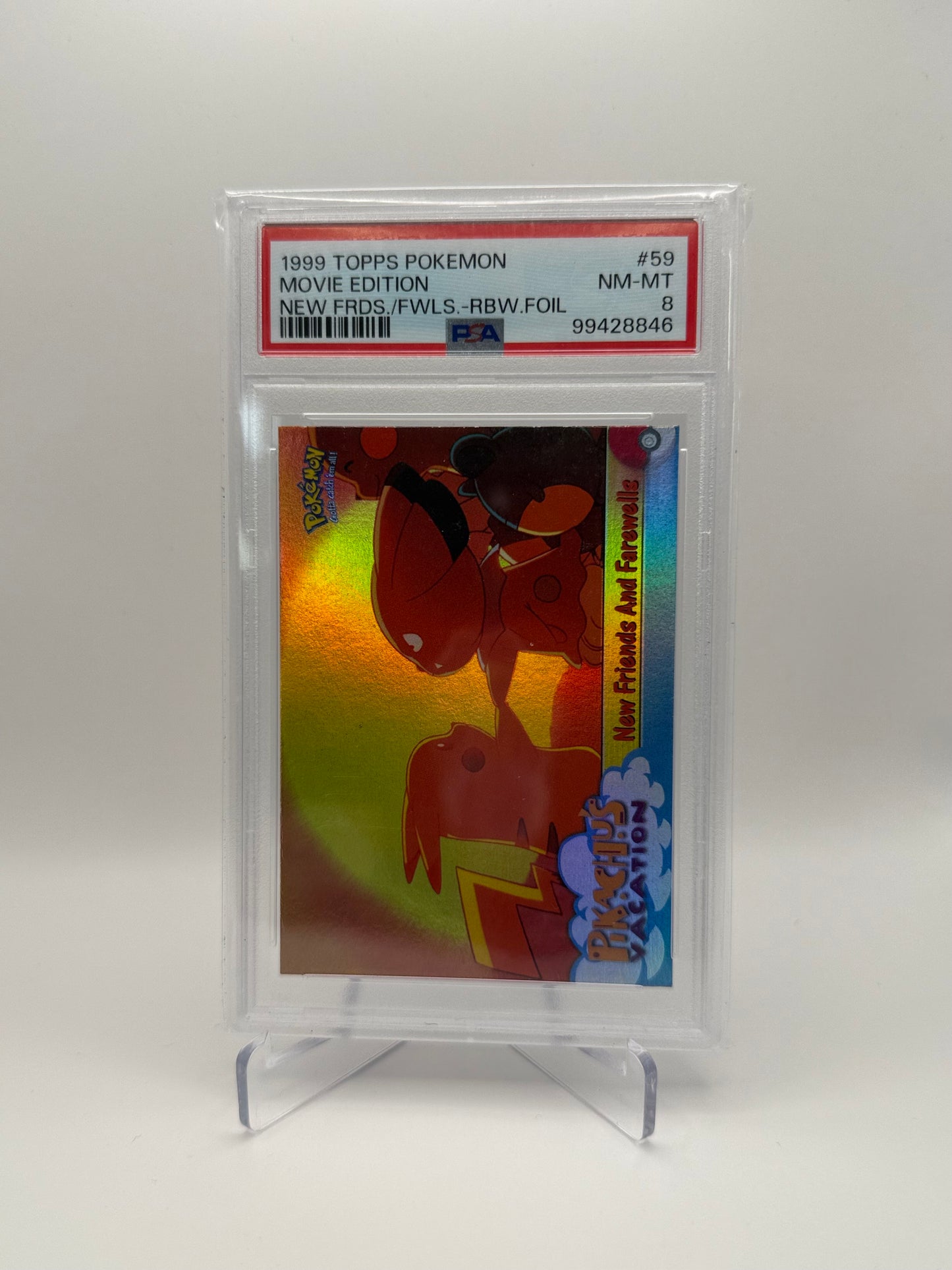 New Friends and Farewells #59 Topps 1999 Movie Edition PSA 8 Near Mint-Mint