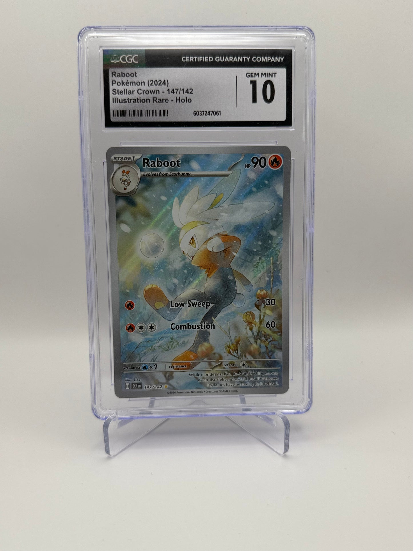 Raboot #147 Stellar Crown Illustration Rare CGC 10 Gem Mint