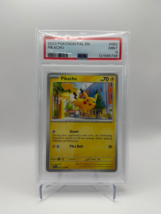 Pikachu #062 Paldea Evolved PSA 9 Mint