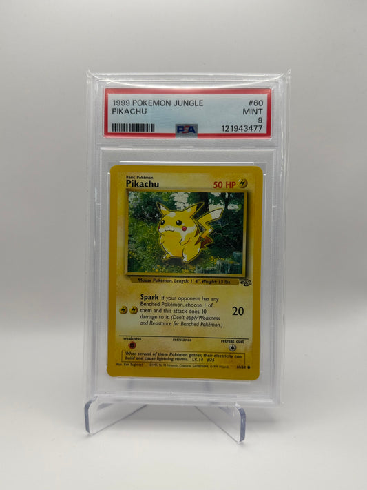 Pikachu #60 Pokemon Jungle PSA 9 Mint