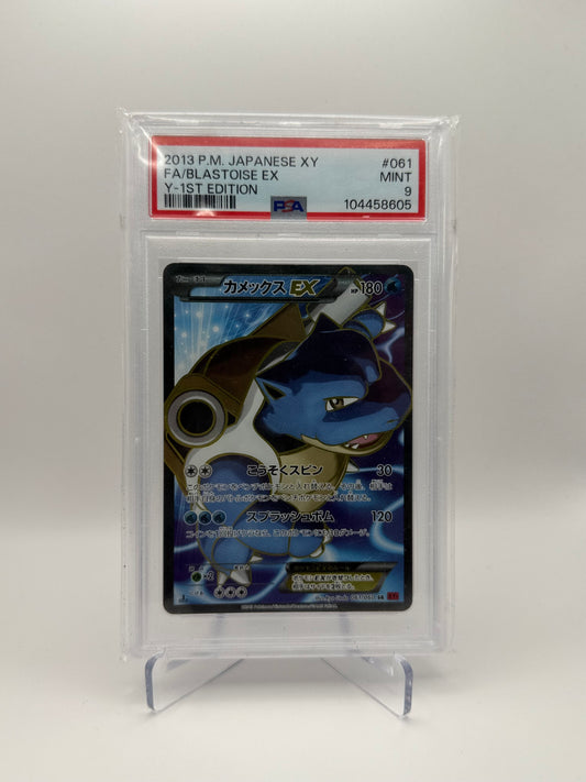 Blastoise EX #061 Japanese XY 1st Edition PSA 9 Mint