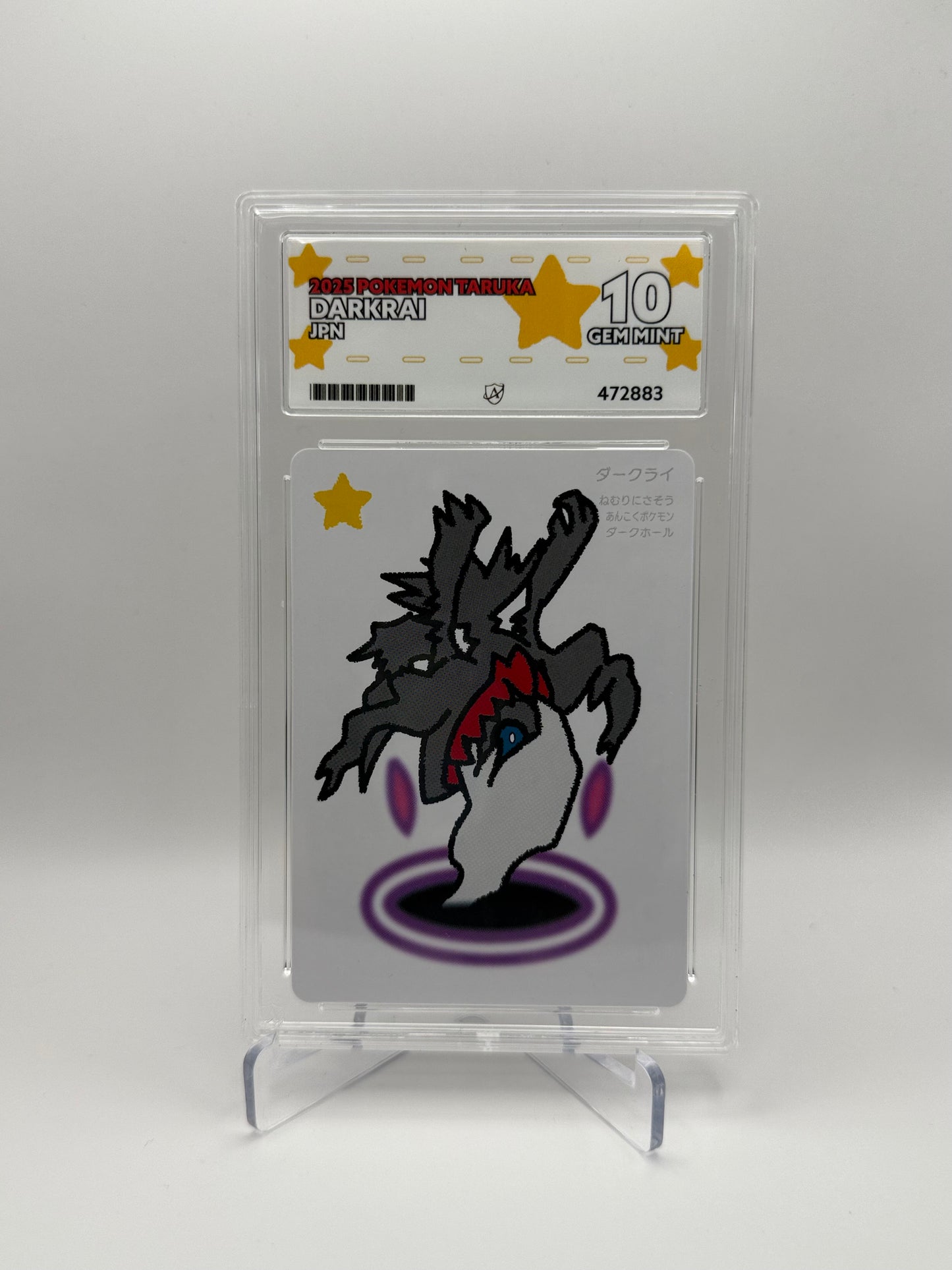 Darkrai Japanese 2025 Pokemon Taruka Ace 10 Gem Mint