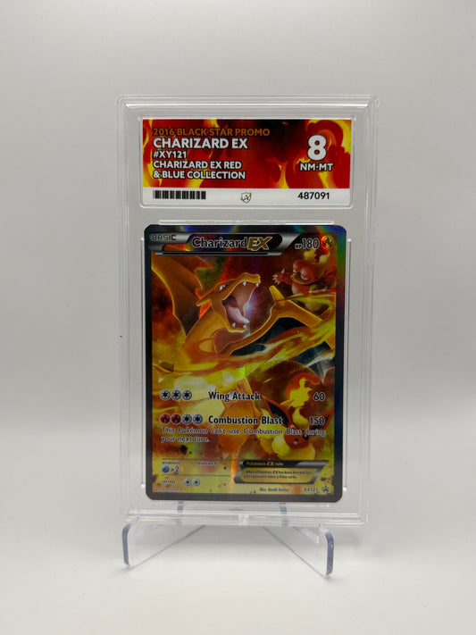 Charizard EX #XY121 Black Star Promo Red & Blue Collection Ace 8 Near Mint-Mint