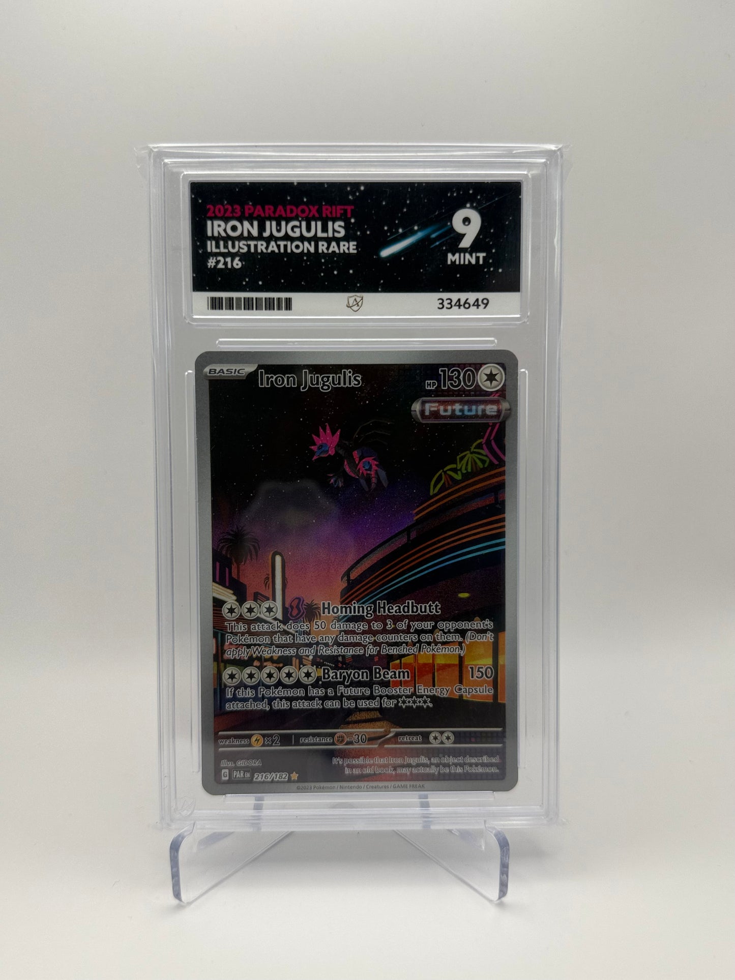 Iron Jugulis #216 Paradox Rift Ace 9 Mint