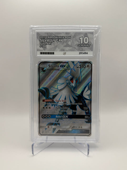 Silvally GX #108 Crimson Invasion Ace 10 Gem Mint